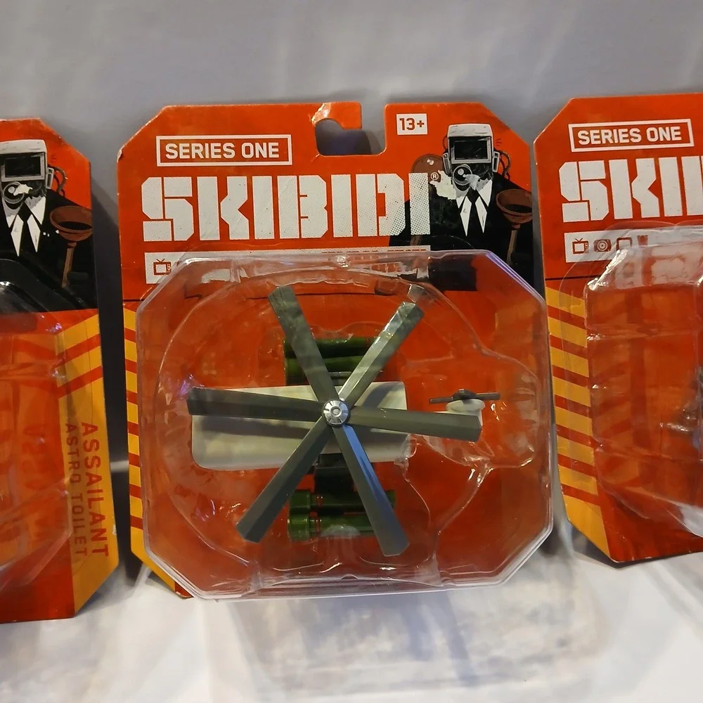 Skibidi Toilet Series 1 Diecast Figures Set of 4 Bonkers Toys 1:64 Collectibles
